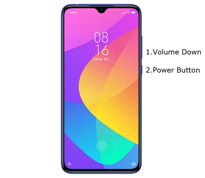 Xiaomi Mi CC9 Fastboot Mode