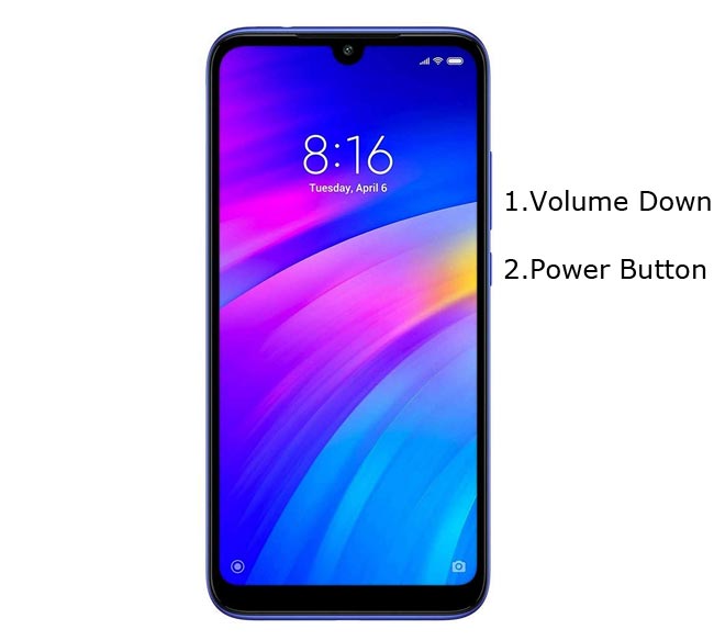 Xiaomi Redmi 7 Fastboot Mode