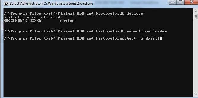 adb reboot bootloader screen