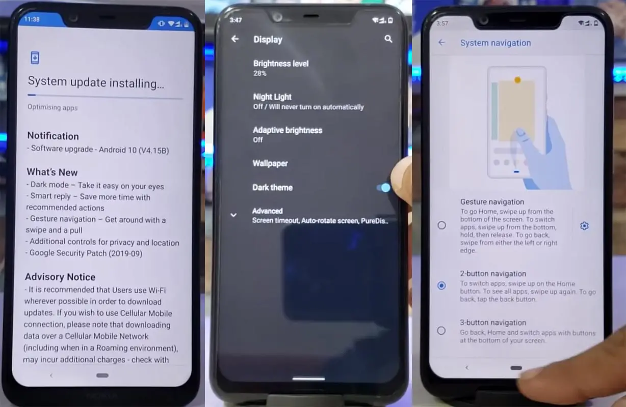 Nokia 8.1 Android 10 Screenshots