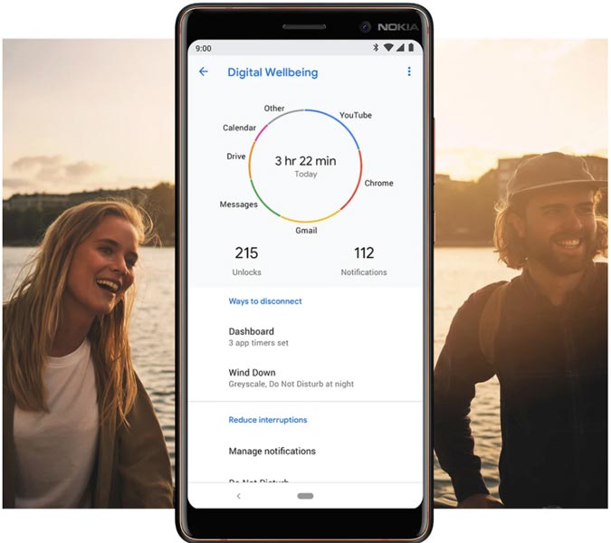 Nokia Android Pie Digital Wellbeing