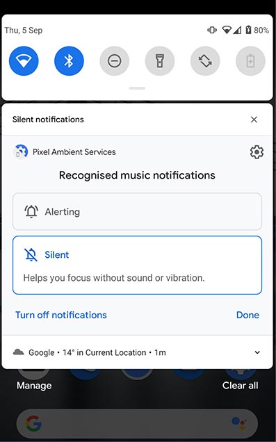 Priority notifications Android 10