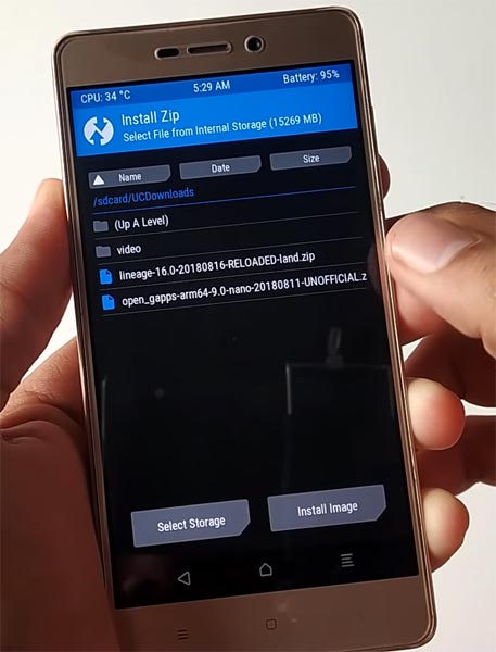 Redmi 3S TWRP Installation Lineage OS