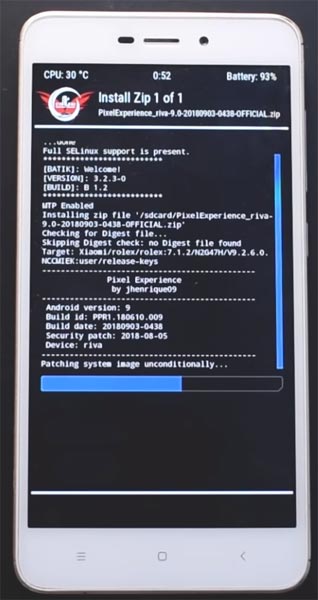 Redmi 4A TWRP Install Zip File