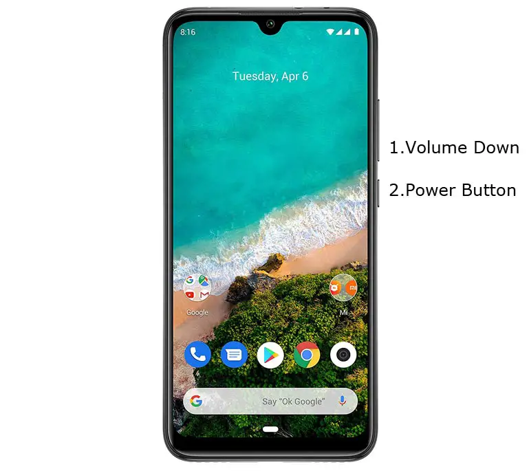 Xiaomi Mi A3 Fastboot Mode