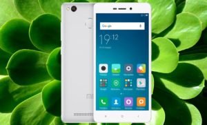 Xiaomi Redmi 3X with succulent plant