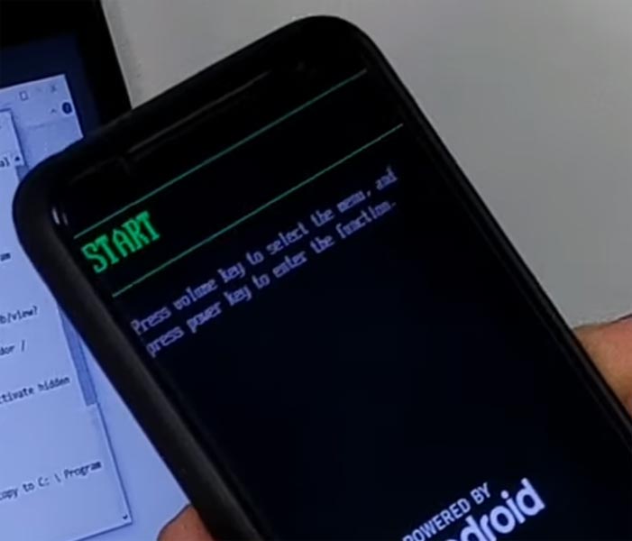 Asus ROG Phone 2 Fastboot Mode Warning Screen