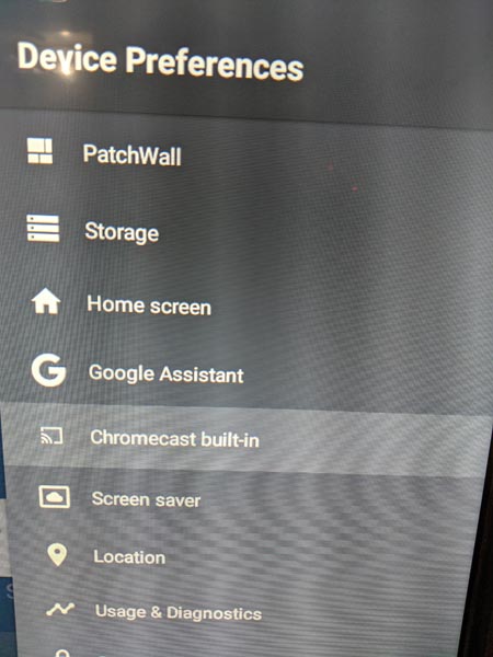 Chromecast Built-in Mi TV