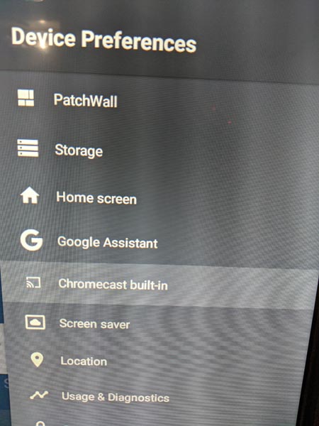 Chromecast Built-in Mi TV