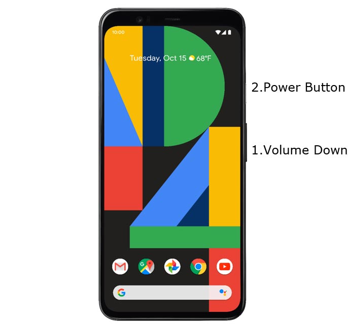 Google Pixel 4 XL Fastboot Mode