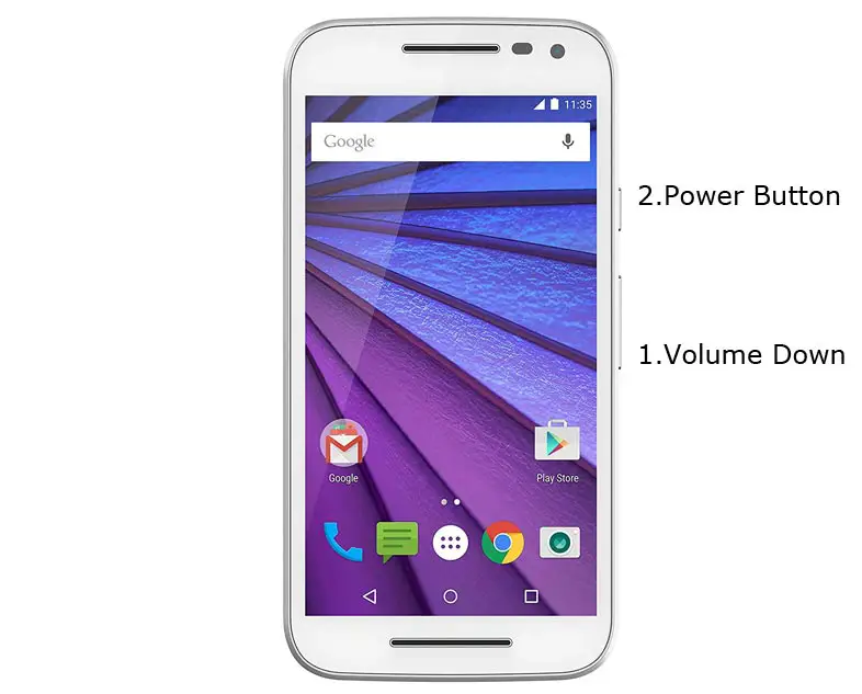 Moto G3 2015 Fastboot Mode