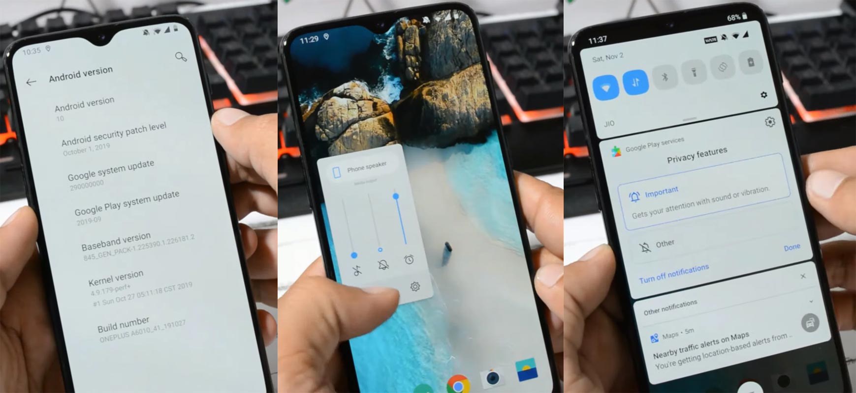 OnePlus 6T Android 10 Screenshots