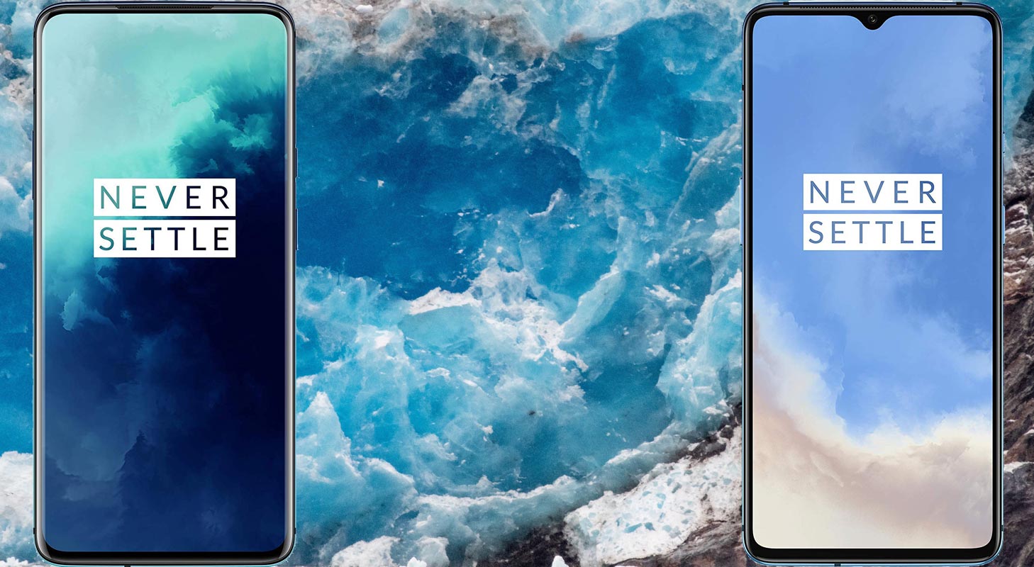 OnePlus 7T Pro with Iceberg Background
