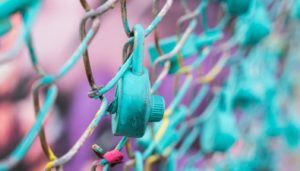 Padlock in Fence