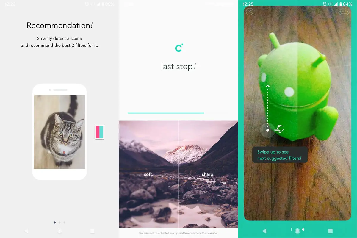 Picai Camera App Screenshots