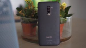 Pocophone F1 with Small Glass Flower Vase