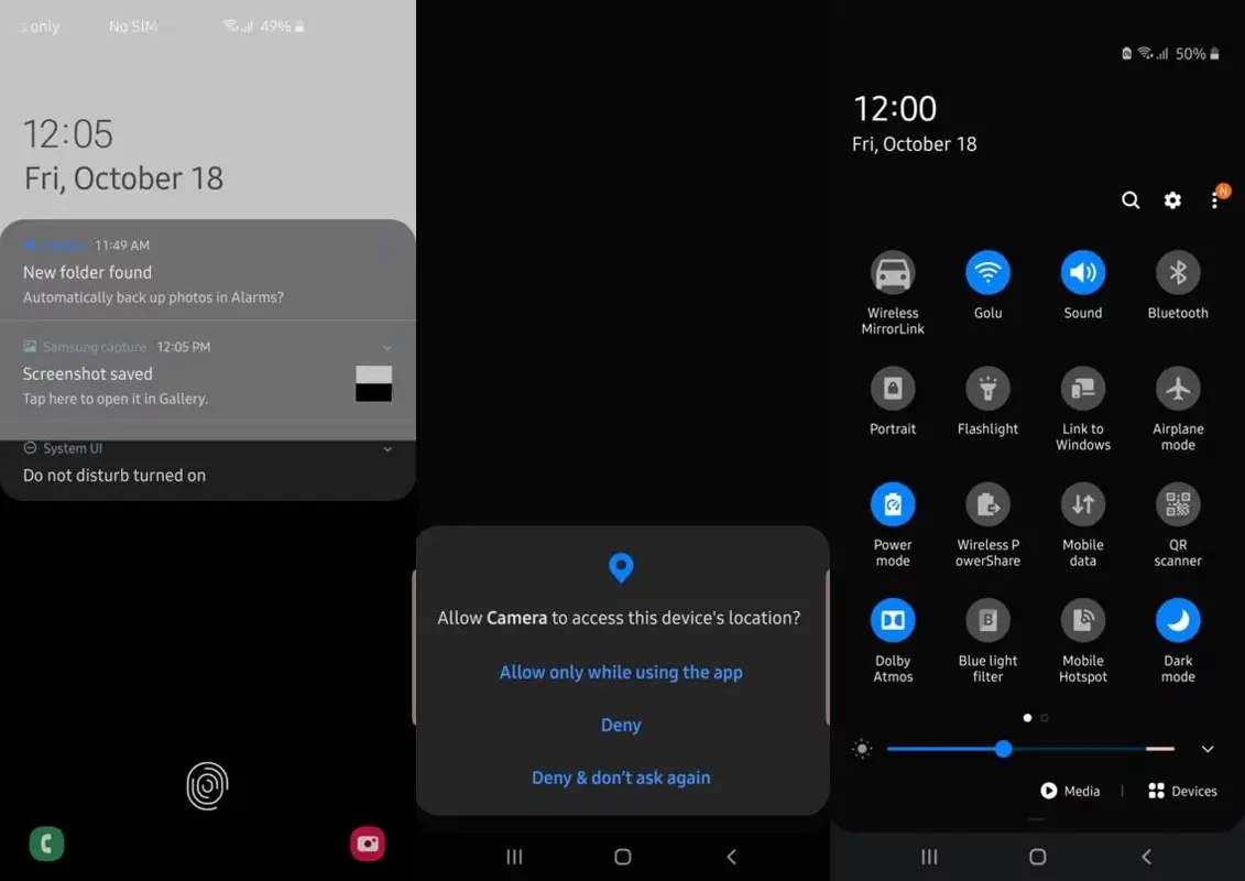 Samsung One UI 2.0 Screenshots