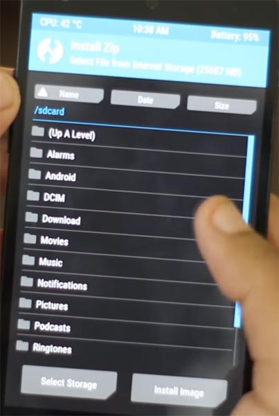 TWRP File Installation Google Nexus 5