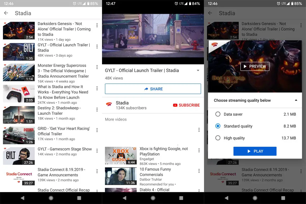 Youtube Go App Screenshots