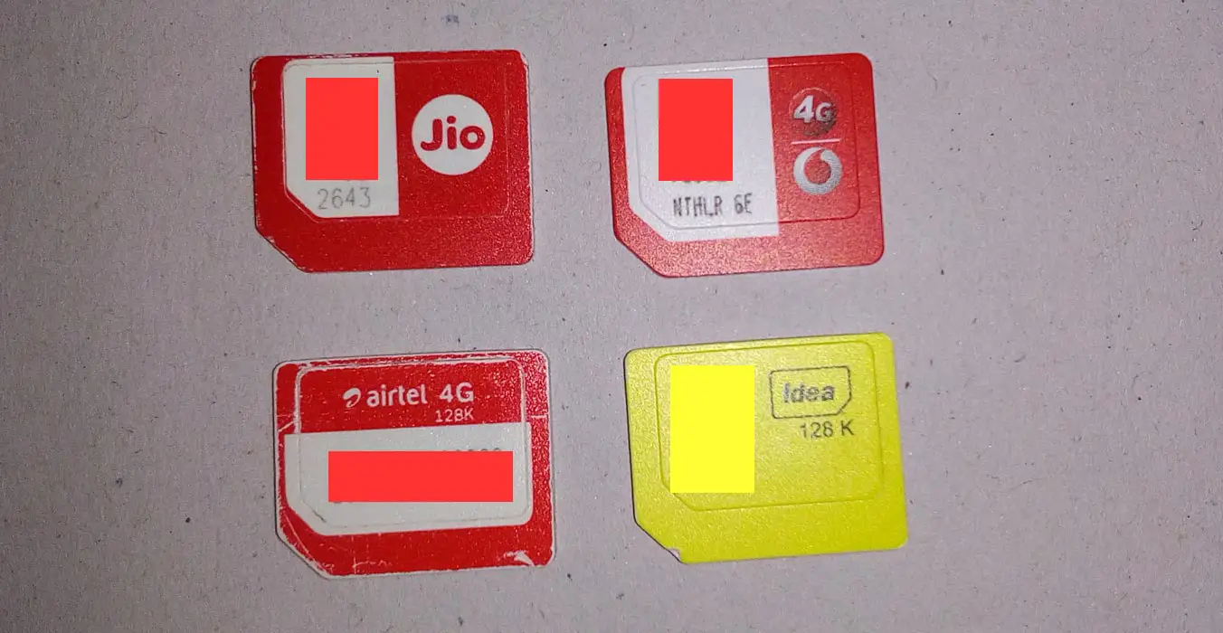 4G 128K SIM Cards