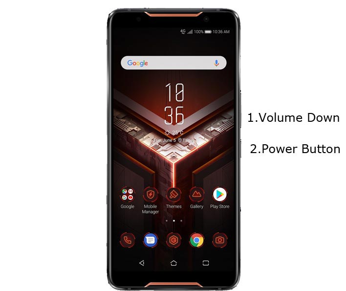 Asus ROG Phone Recovery Mode Keys