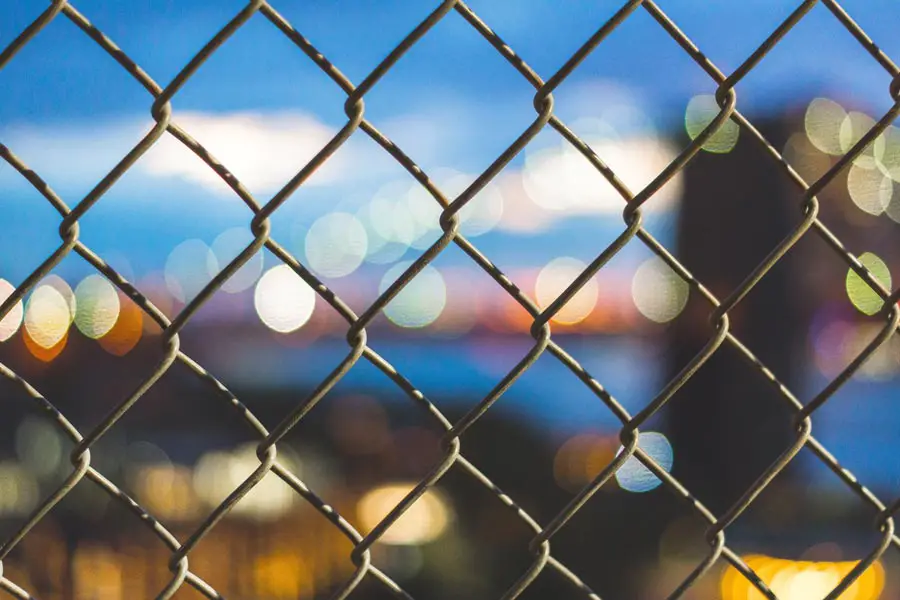 Bokeh Shot Fence