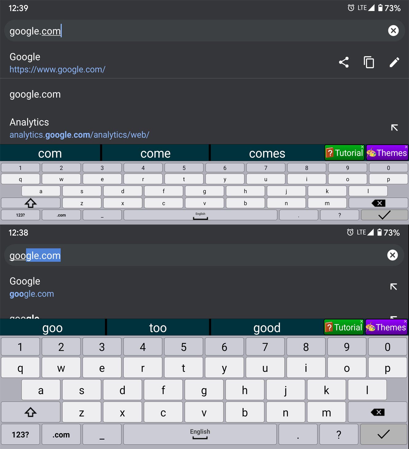 Classic Keyboard App Screenshots