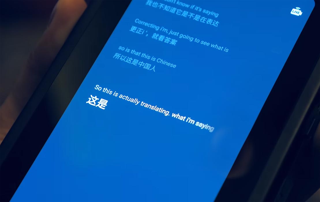 Device In-Built Translator Snapdragon 865