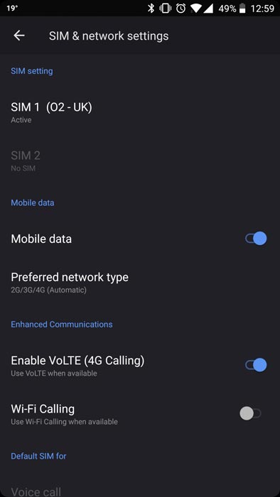 Enable Wi-Fi calling