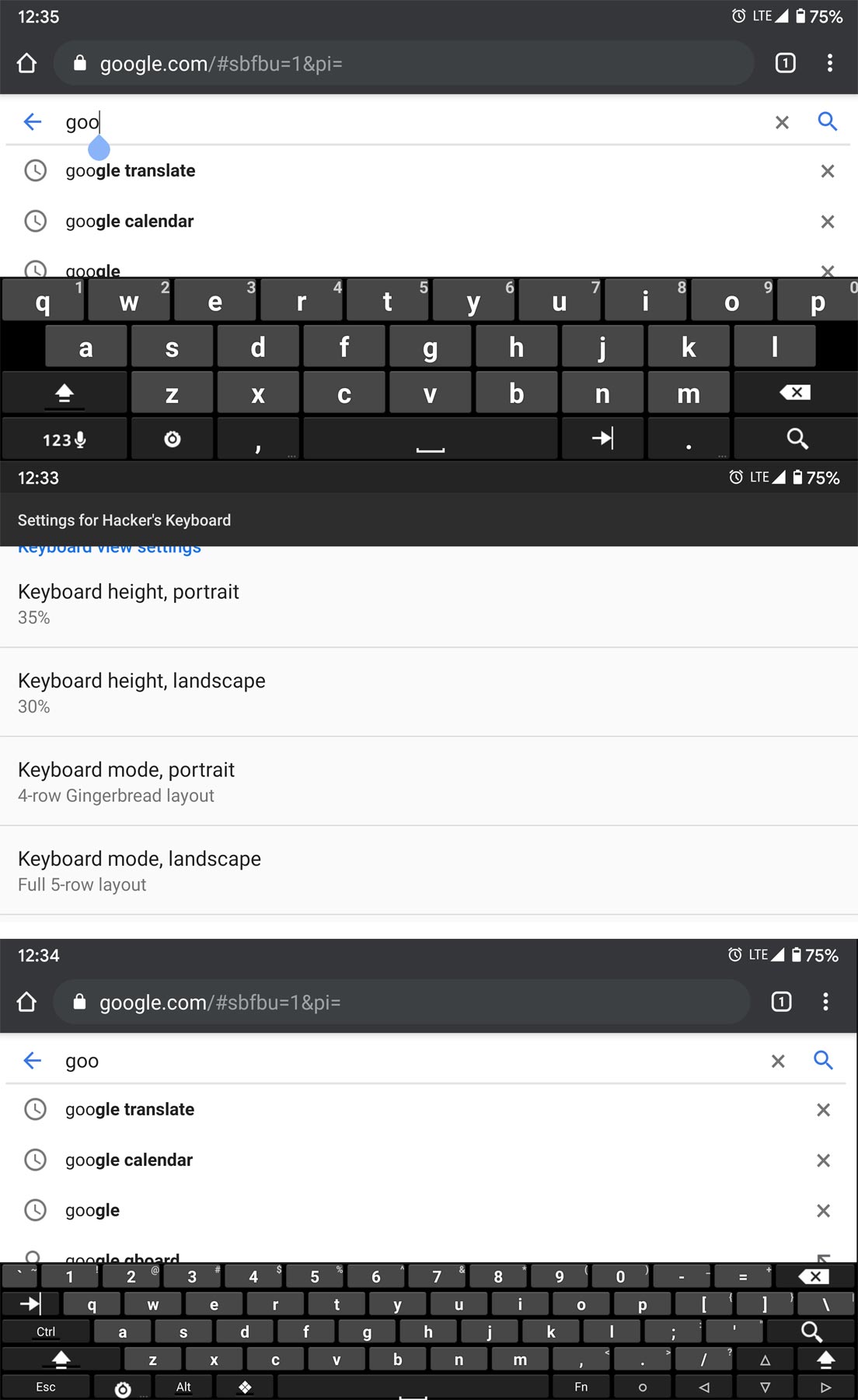 Escape Keyboard App Screenshots