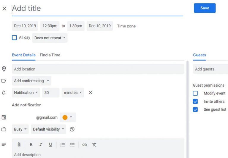 Reminder, Events, and Tasks in Google Calendar, What are the