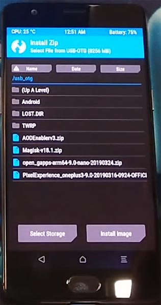 Install Pixel Experience 9.0 using TWRP on OnePlus 3T using TWRP