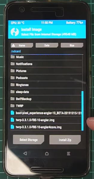 Pixel Experience Android Installation on Nexus 6P