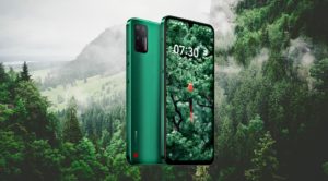Tik Tok Mobile Jianguo Pro with Green Mountain Background