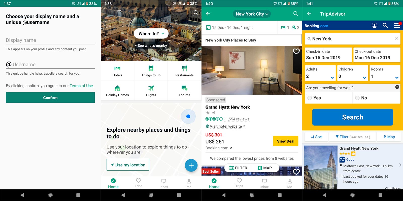 Tripadvisor App Screenshots