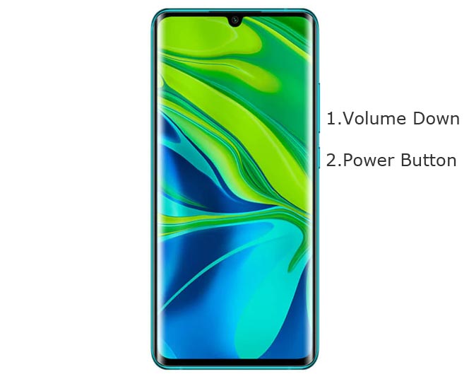 Xiaomi Mi Note 10 Fastboot Mode