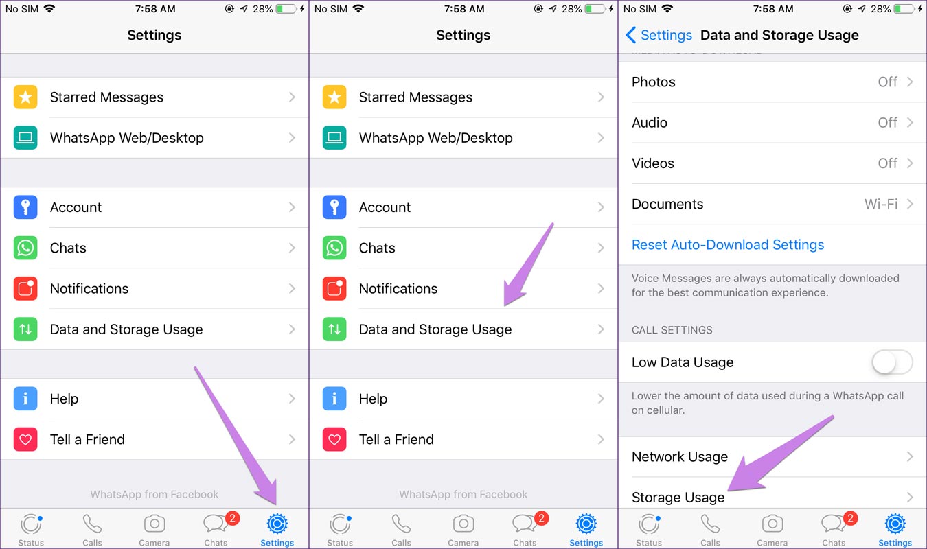 Delete Particular Chat Whatsapp iPhone Settings