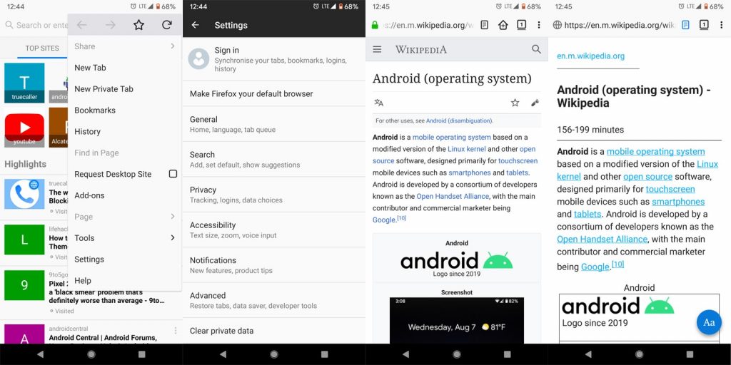 Best Five Browsers For Android Mobiles and Tablets - Android Infotech ...