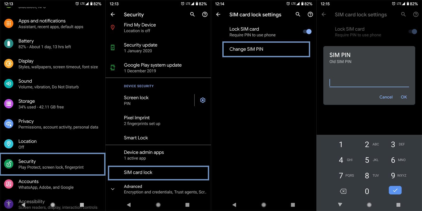 Protect SIM Swapping SIM Lock Android