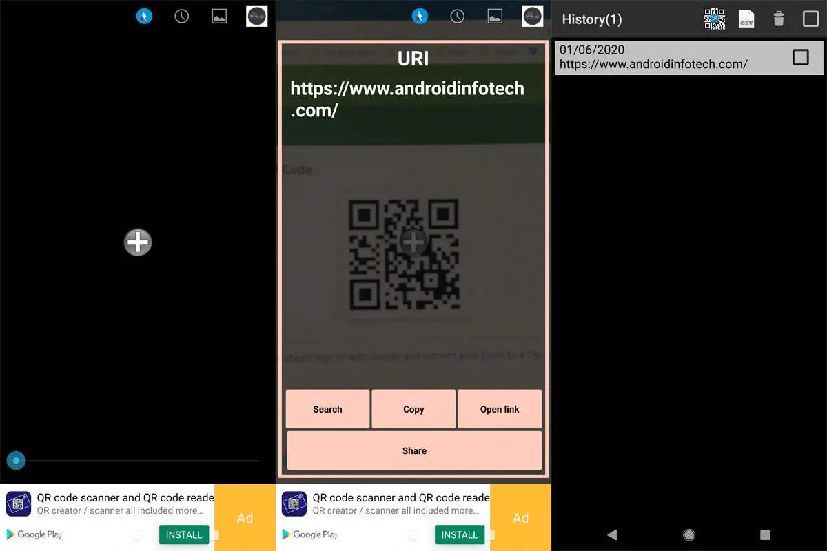 QR Code Scanner by Application4u App Screenshots