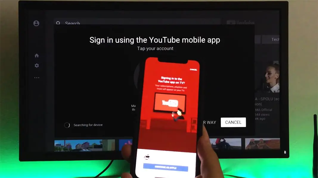 Sign in Youtube App Apple TV