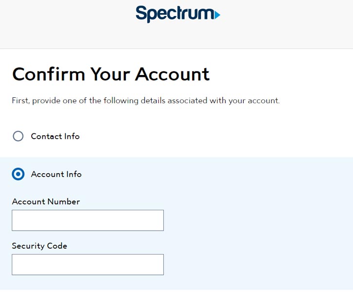 Spectrum Email Username Creation