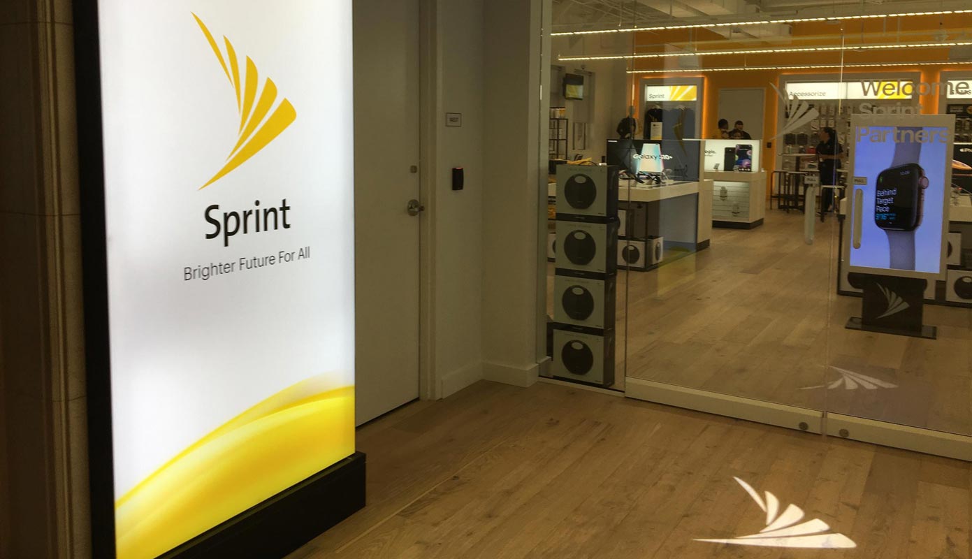 Sprint Store Front Door