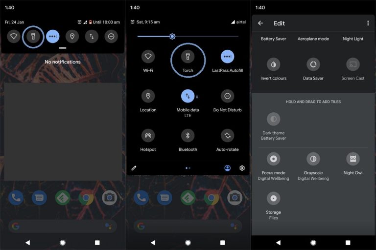 Five Ways to Turn On Flashlight in Android Mobiles - Android Infotech ...