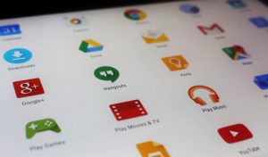 Google Apps in Android Tablet