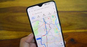 Google Maps Opened in Phone