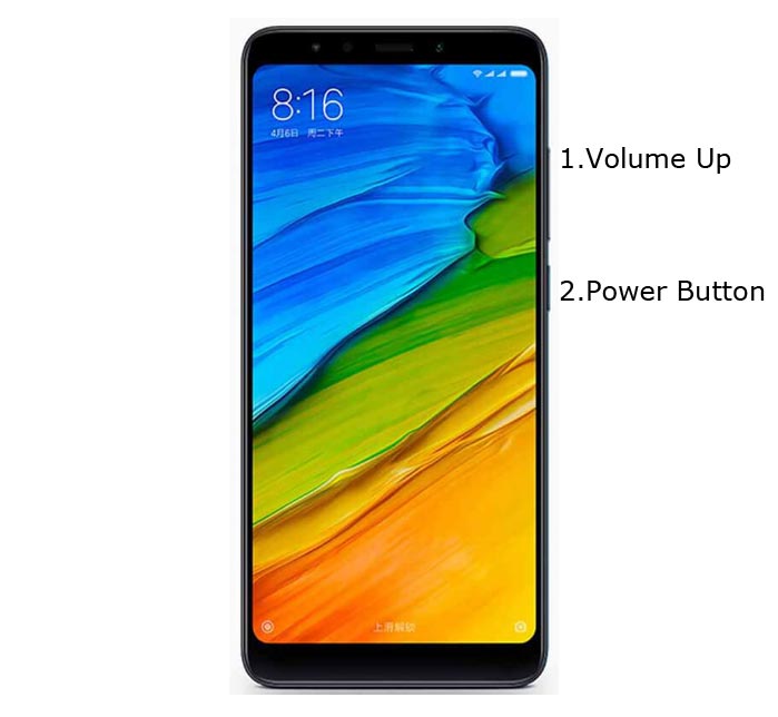 Redmi 5 Recvery Mode Boot Keys