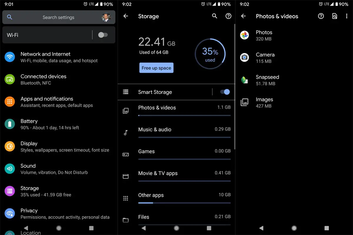 Android Mobile Storage Analysis