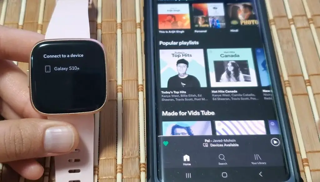 spotify and fitbit