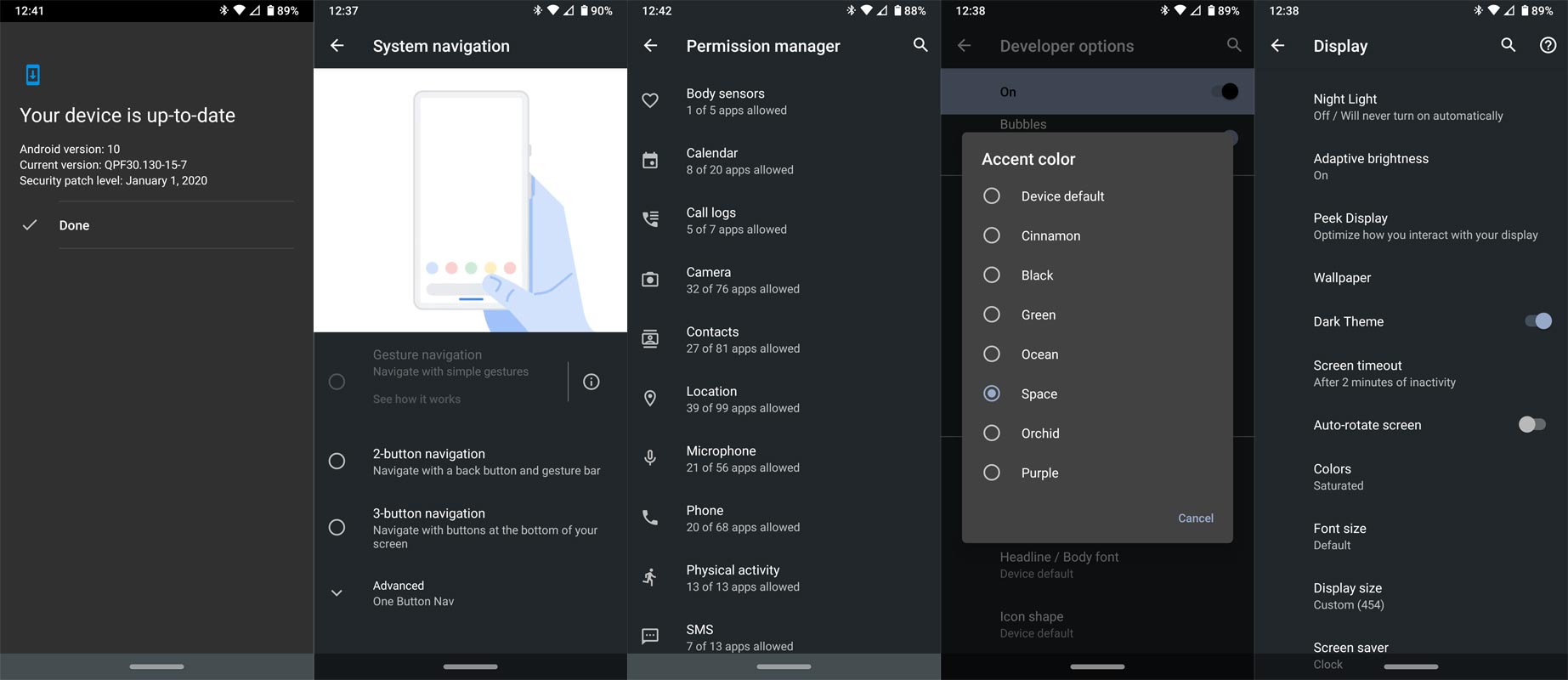 Moto Z4 Android 10 Firmware Screenshots